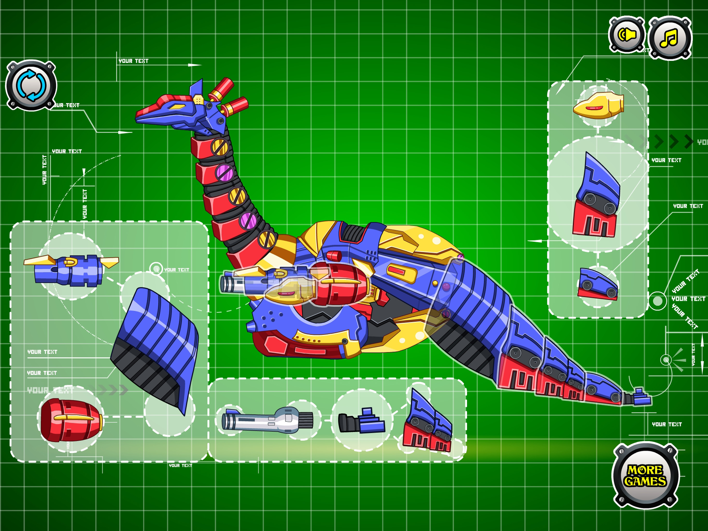 Steel Dino Toy: Mechanic Tanystropheus