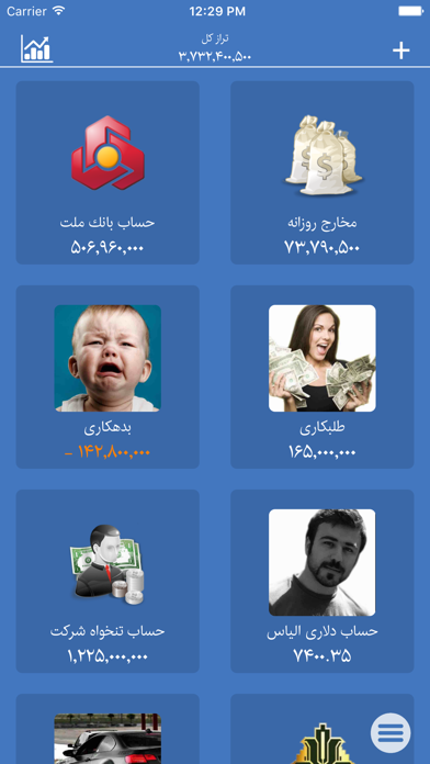 Screenshot #1 pour Ghollak - Persian  ( مدیریت مالی - حسابداری )