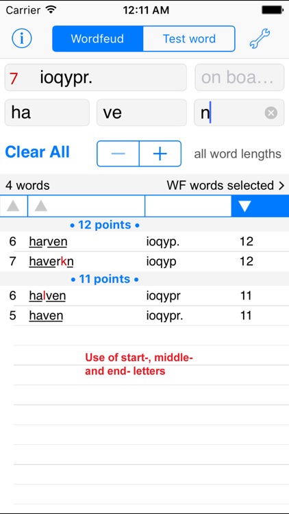 Wordfeud Norsk Words Finder Bokmål/Nynorsk/NSF