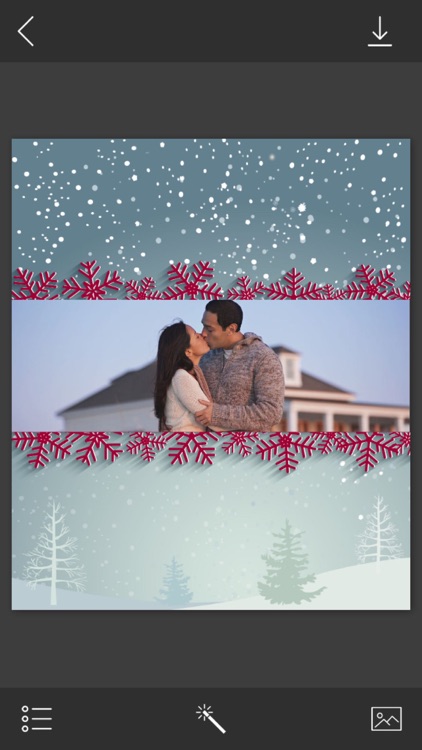 Xmas Tree Hd Photo Frames - Frame from the heart