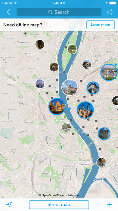Screenshot #2 pour Budapest - Carte hors ligne et guide de la ville