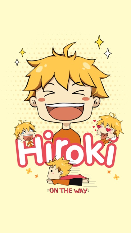 Hiroki stickers ~ the boy with golden hair