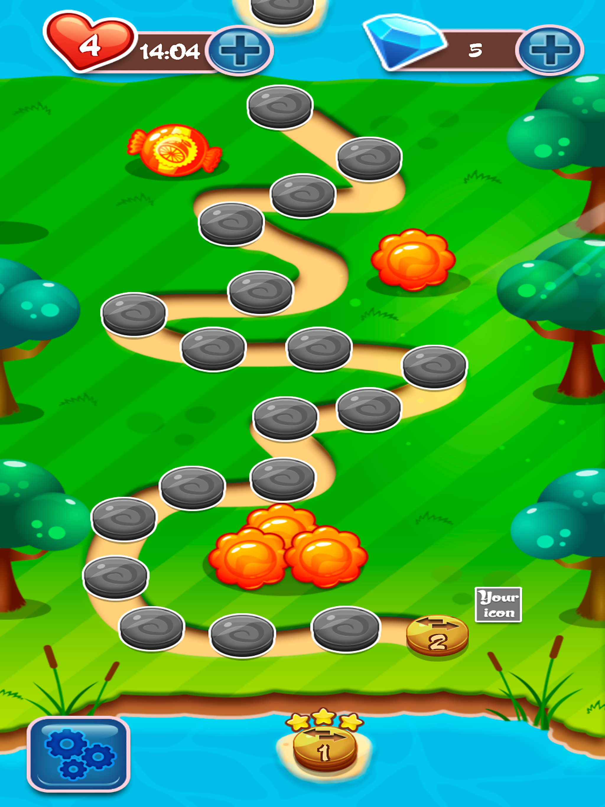 Jelly Garden - match three or more screenshot 6