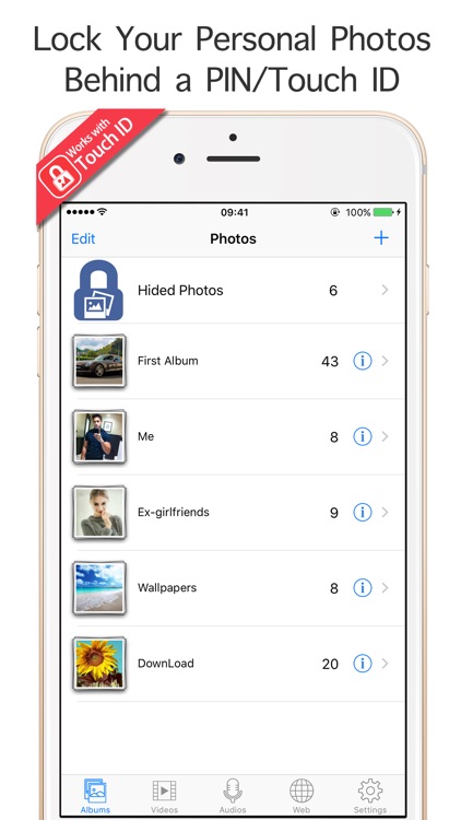 Lock Photos Safe Vault - Hide Videos Secret Album