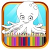 Kids Game Octopus Adventure Patrol Coloring Page