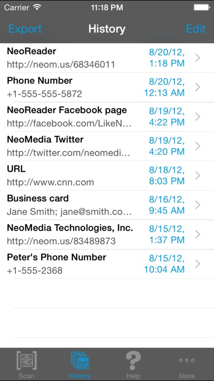 NeoReader® - QR & Mobile Barcode Scanner