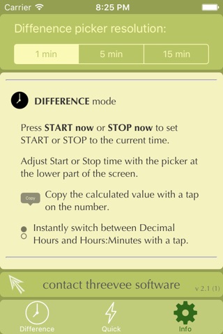 Decimal Time Difference Calculator screenshot 4