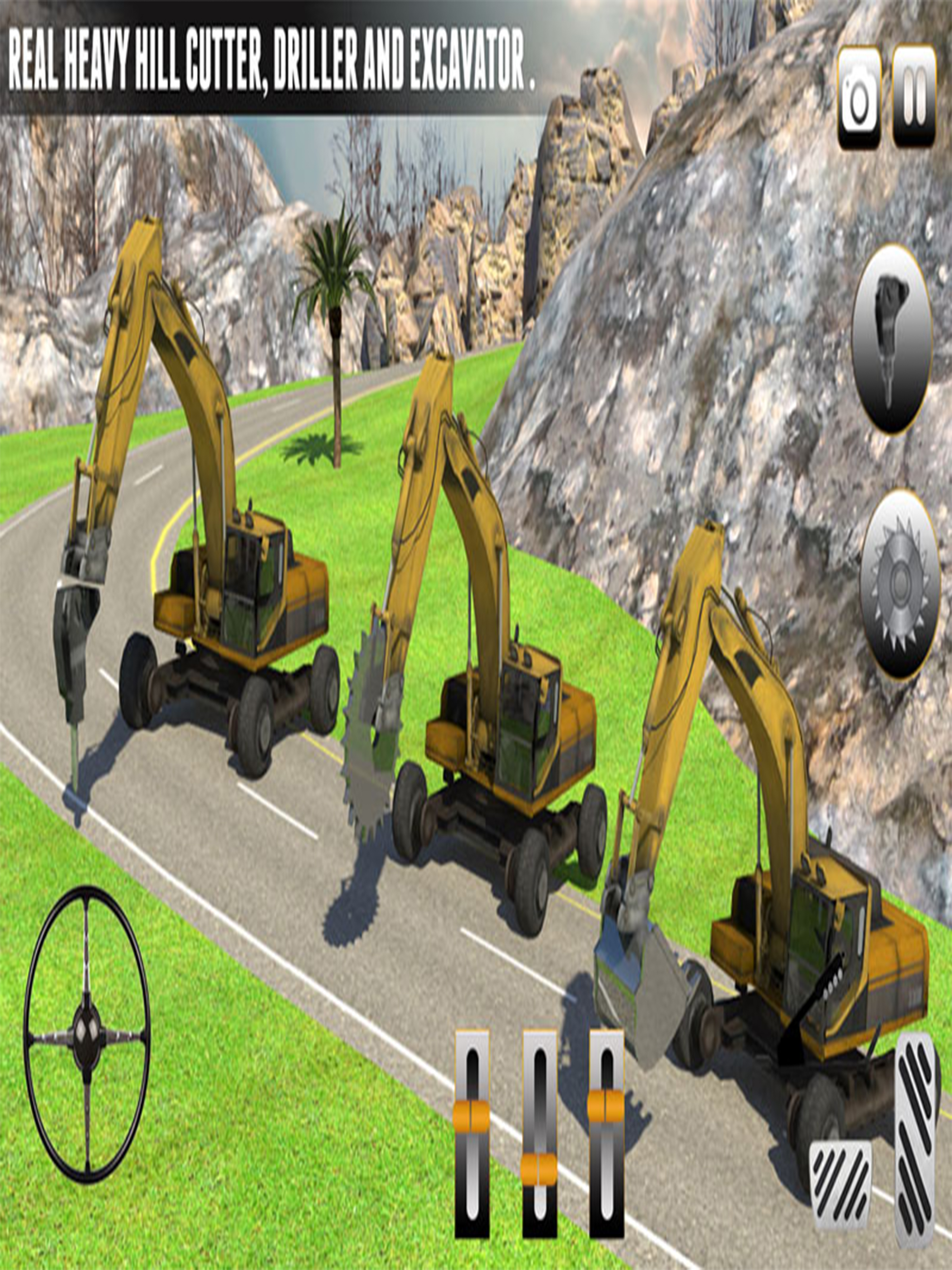 Heavy Excavator Stone Cutter Crane Operator & Load screenshot 6