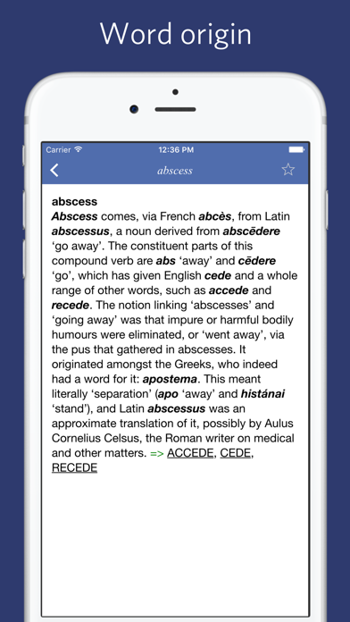 Word Origin Dictionary - a dictionary of etymologyのおすすめ画像2