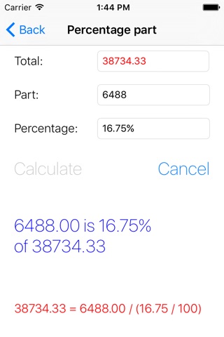 Percentage Solver screenshot 4