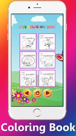 Game screenshot ABC Animals Coloring Pages Learning Tools for Kids hack