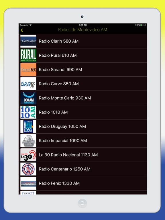 Screenshot #5 pour Radios de Uruguay Online FM - Emisoras del Uruguay