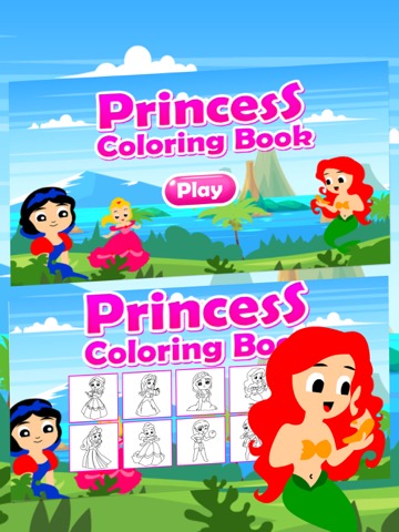 Princess Coloring Kids Gameのおすすめ画像3