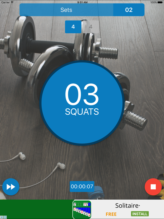 Screenshot #5 pour BodyTastic: Squats Trainer Workout Exercise Legs