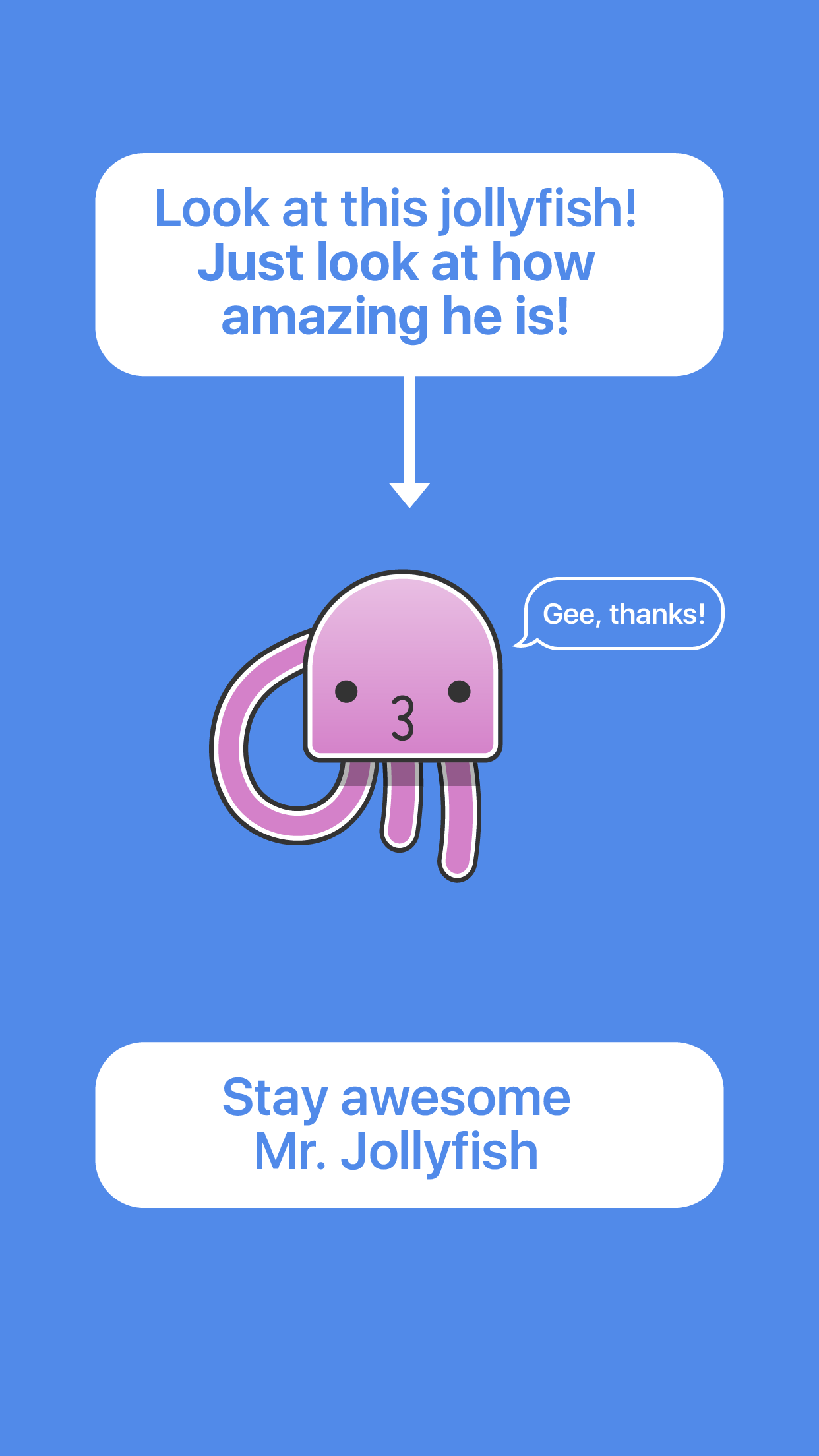 JollyFish Stickers for iMessage • Cute Fun Emoji screenshot 4