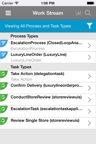 webMethods Business Console screenshot 2