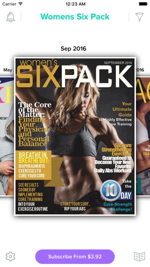 Women's Six Pack Magazine