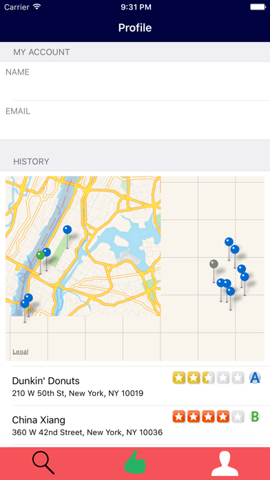 App screenshot