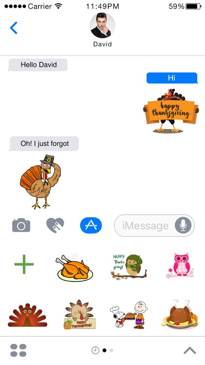 Happy ThanksGiving Stickers for iMessage