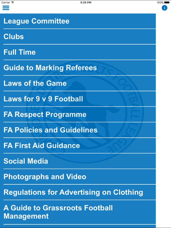Screenshot #5 pour Cambridge & District Colts League