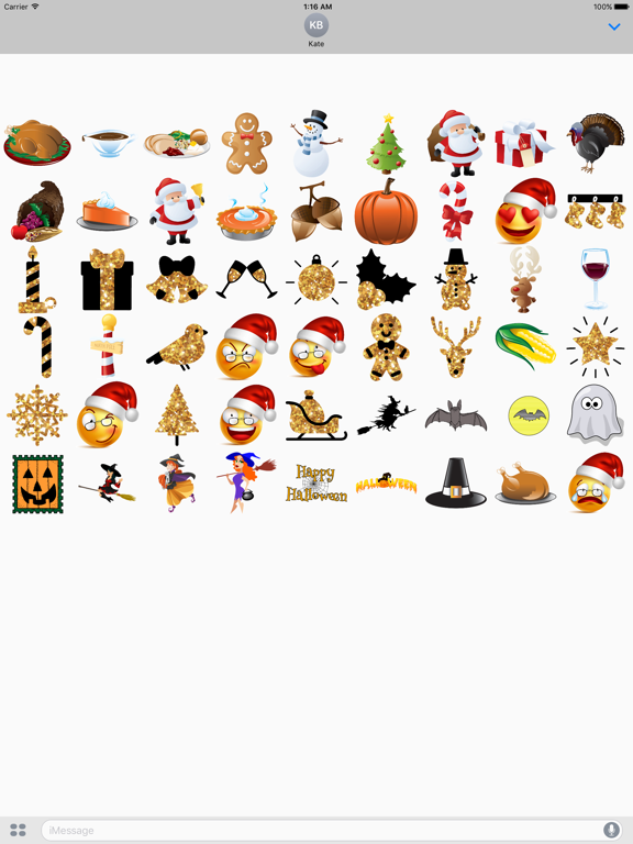 Screenshot #4 pour Kappboom™ Animated Holiday Stickers
