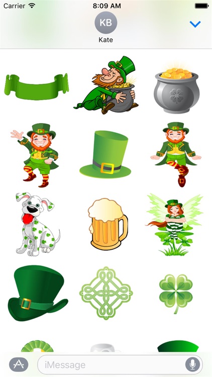 St Patrick's Day Stickers
