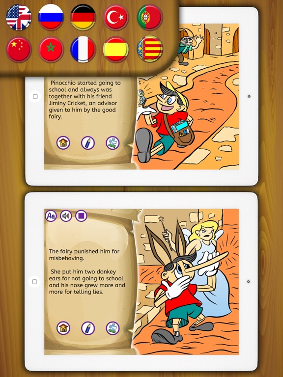 ピノキオ古典的な物語 - インタラクティブ帳のおすすめ画像3