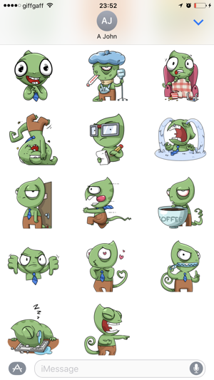 Sneaky Lizard Stickers(圖2)-速報App