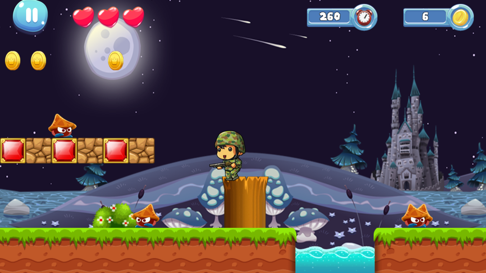 super soldier platform jungle adventure world game - 1.0 - (iOS)