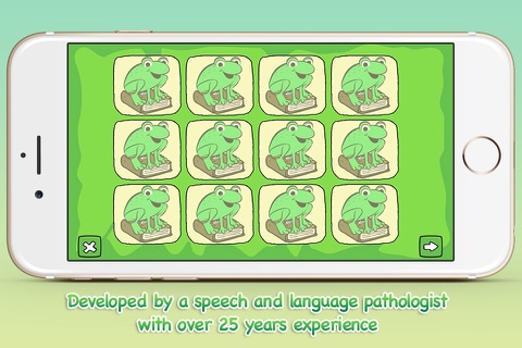 Frog Game 1 - sounds for reading screenshot 2