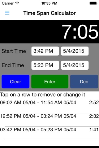 TimePlusTime screenshot 4