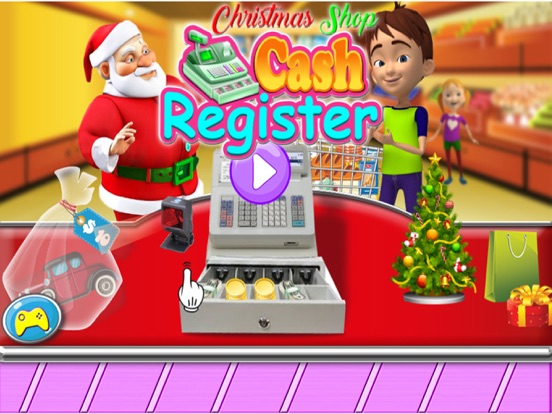 Supermarket Christmas Shopping Cash Register - POS iPad screenshot