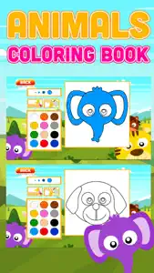 Animals Coloring Book Kids Game screenshot #4 for iPhone