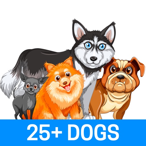 Dog Sticker Bundle - 25+ Dogs with Quotes icon