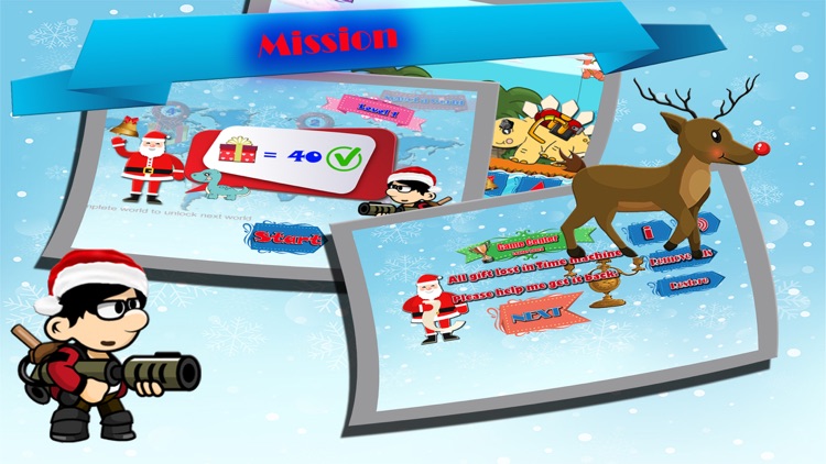 santa claus tackle - christmas new year games 2016