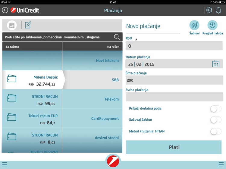 Mbanking for iPad” screenshot-3