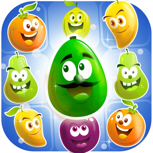 Candy fruit blast Match 3 - free puzzle games 2017 Icon