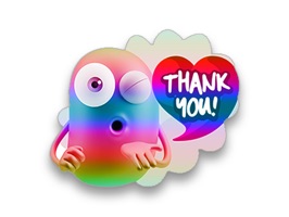 3D Spectrum Smileys is a fun stickers pack