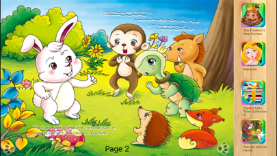 Screenshot #1 pour Tortoise and the Hare - Bedtime Fairy Tale iBigToy