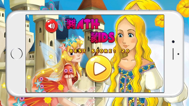 1st Grade Learning Games - Princess Cartoon Math