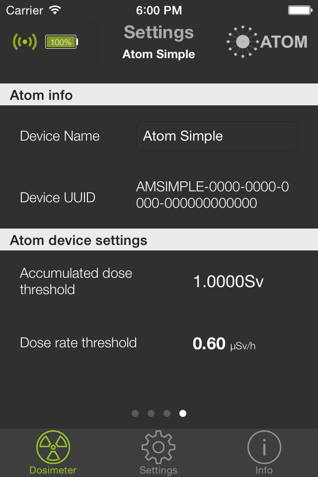 Дозиметр Атом screenshot 4