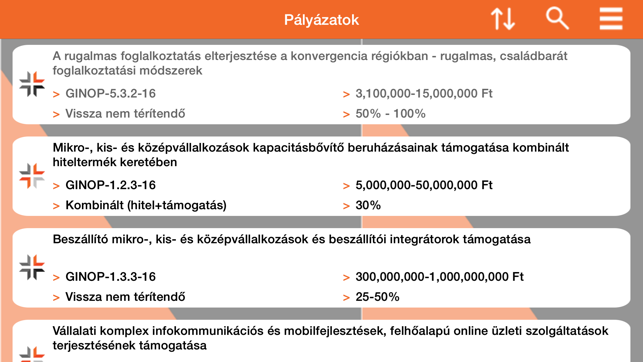 Pályázatfigyelő(圖2)-速報App