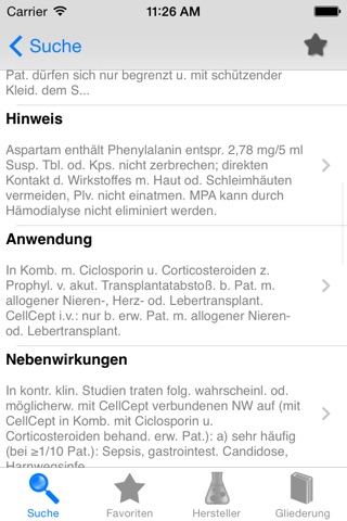 ROTE LISTE Medikamente screenshot 2