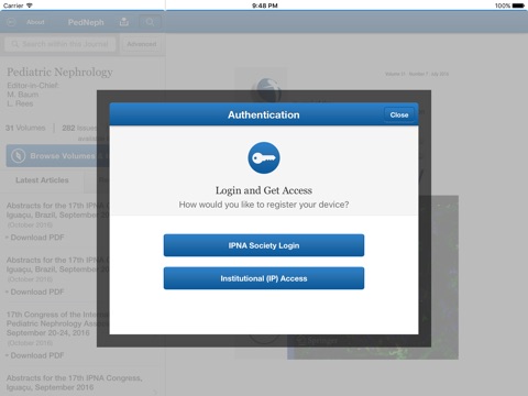 Pediatric Nephrology – IPNA screenshot 4