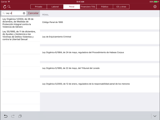 Screenshot #5 pour Textos Legales Básicos GSB