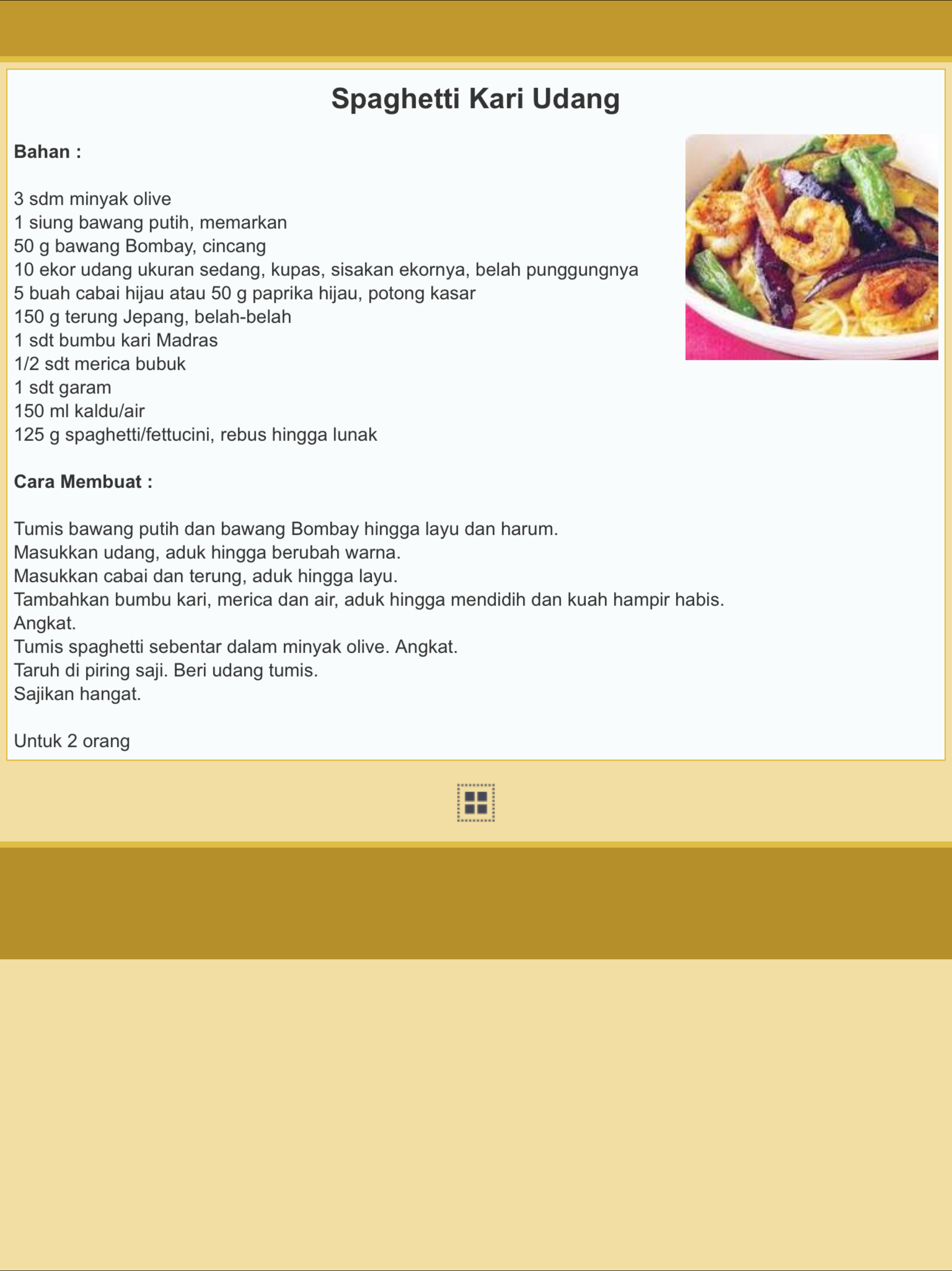 Resep Mie Indonesia screenshot 5