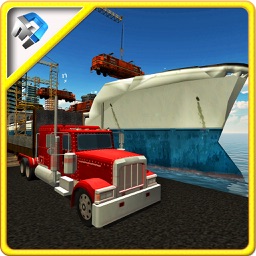 Entraîner transporteur navire - Truck jeu de trans