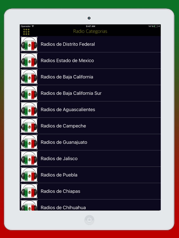 Screenshot #4 pour México Radios - Estaciones de Radio Online FM AM