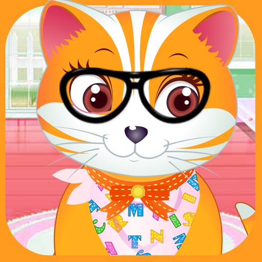 Kitty Grooming Salon - Free Kids Game Icon