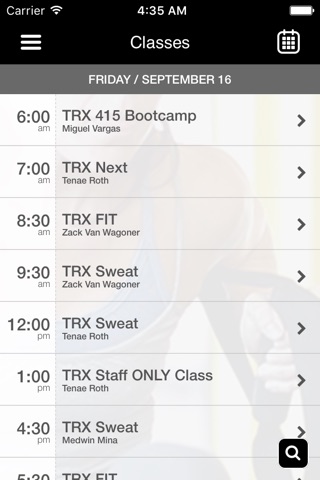 TRX Training Center screenshot 3